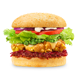 Burger Fuel V8 Vegan Burger